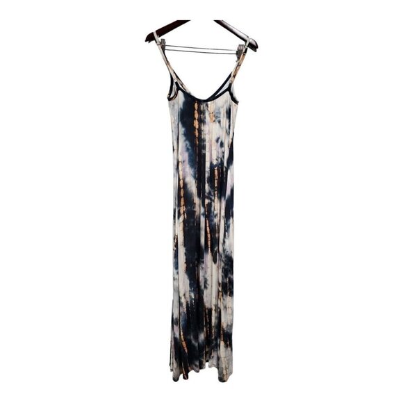 Peyton Jensen Women's Tie-Dye Cece Cami  Maxi Dress Sleeveless V-Neck Boho Sz XS - Picture 3 of 14